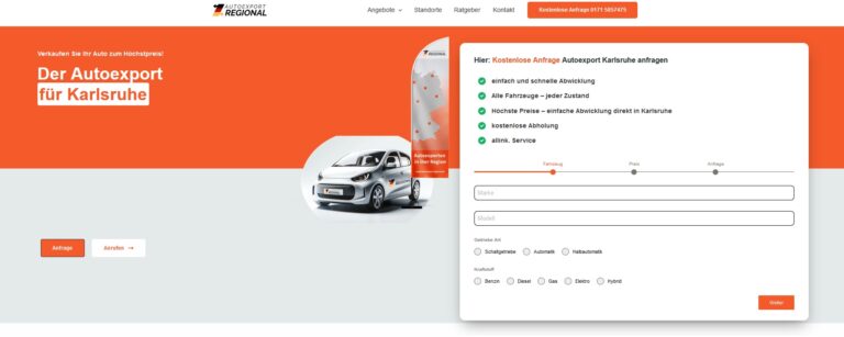 Autoexport in Karlsruhe: Maßgeschneiderte Lösungen für den Verkauf von Fahrzeugen in jedem Zustand