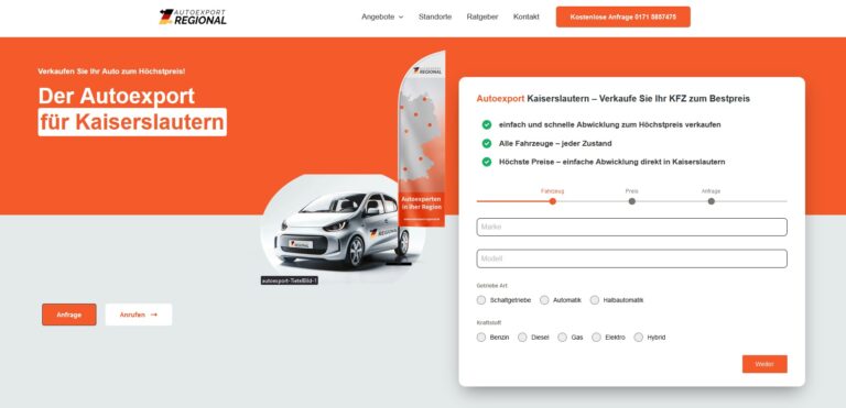 Autoverkauf auf die einfache Art: Wie Autoexport Ludwigshafen Ihnen hilft, den perfekten Preis zu erzielen
