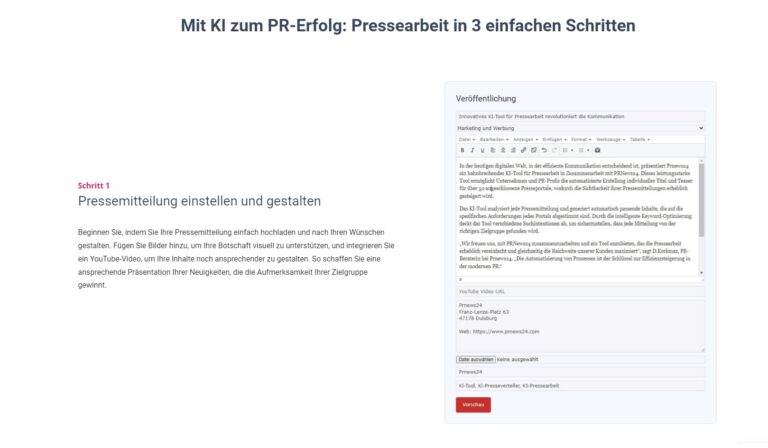 Die Integration von Multimedia in Pressemitteilungen: Wie Online-Presseportale helfen